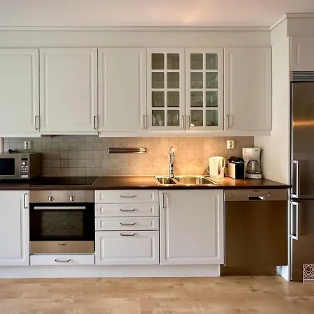 Апартаменты Family Friendly In In-out, Fireplace, Sauna And Wifi Хафьель